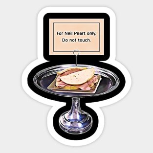 Rush - Neil Peart's Sandwich - Time Machine Tour Sticker